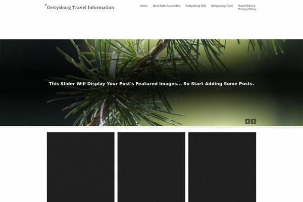 Snapshot theme site design template sample