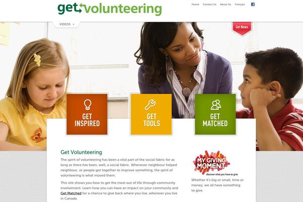 getvolunteering.ca site used En