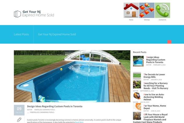 Second Touch theme site design template sample