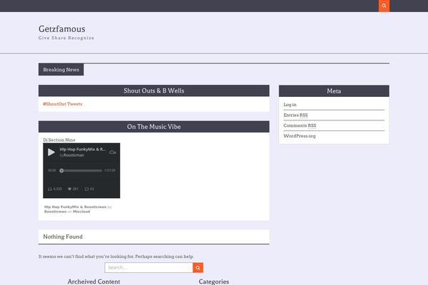 Magzimum theme site design template sample