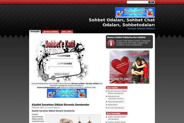 gevezesohbetodalari.com site used Son