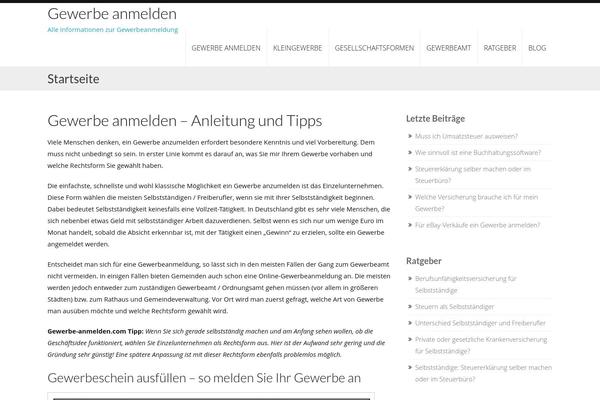Storypress theme site design template sample
