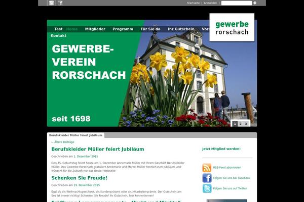 Gv theme site design template sample