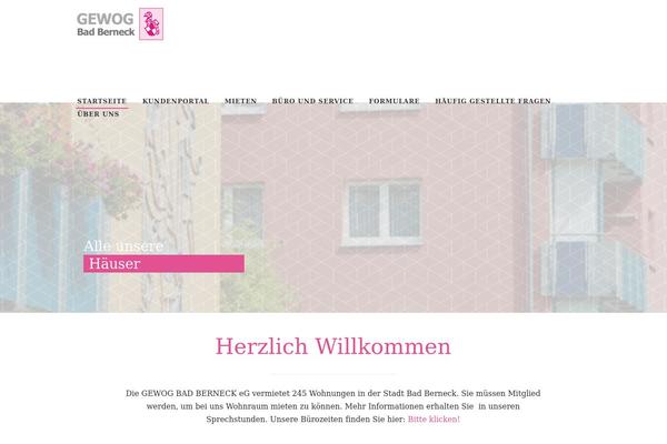 Ambient theme site design template sample