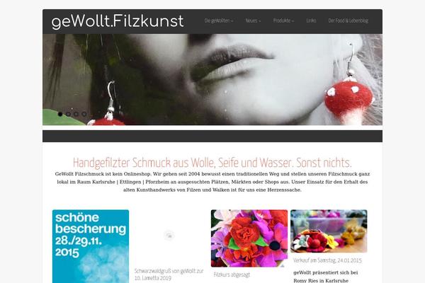 Asteria theme site design template sample