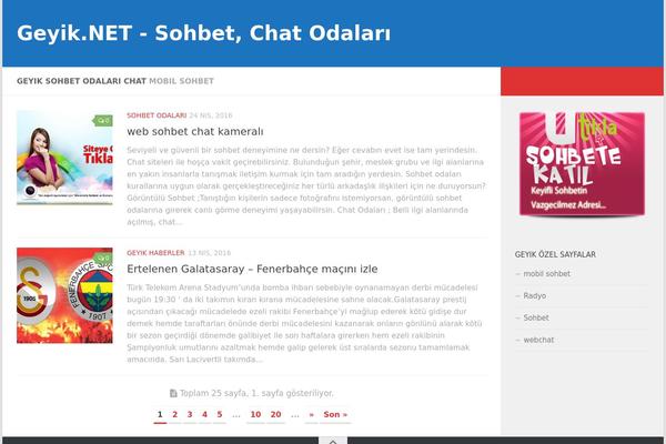 Hueman theme site design template sample