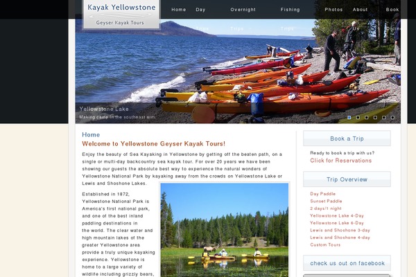 geyserkayak.com site used Geyser