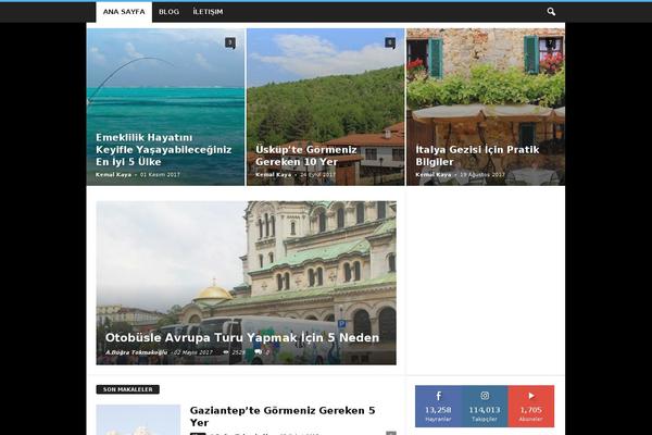 NewsMag theme site design template sample