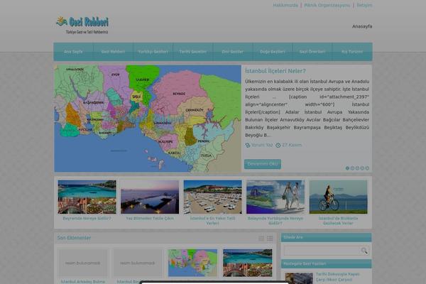 gezi-rehberi.com site used Yaren_tema