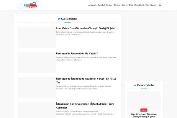 Safirblog theme site design template sample