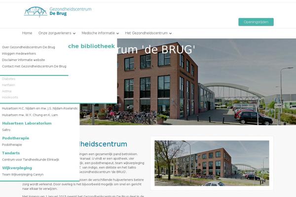 gezondheidscentrumdebrug.nl site used Saas-zorgcentra-default