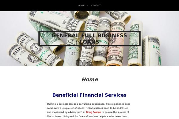 Argent theme site design template sample
