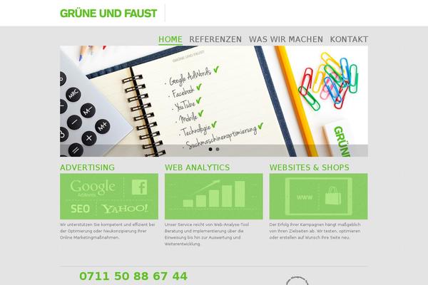Workality theme site design template sample