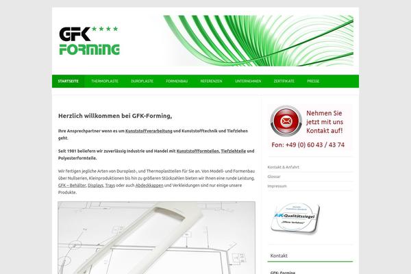 Forestly theme site design template sample