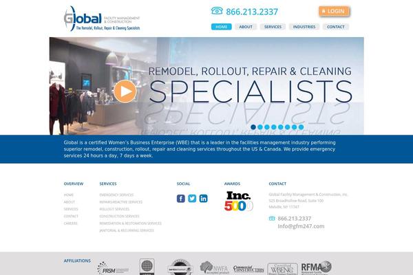 Gfm theme site design template sample
