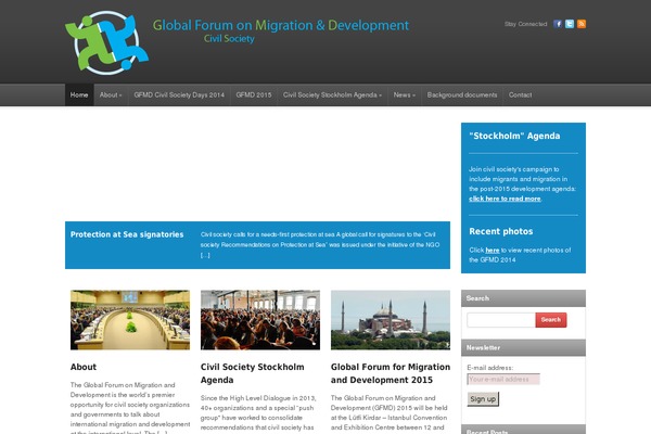Convention theme site design template sample