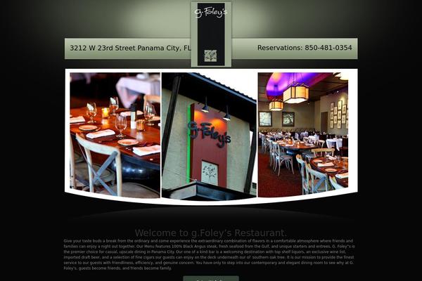 Eatery theme site design template sample