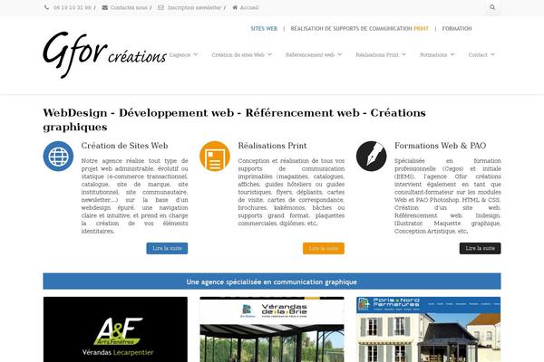 OceanWP theme site design template sample