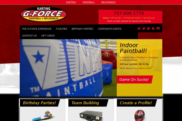 gforceportsmouth.com site used Gforce