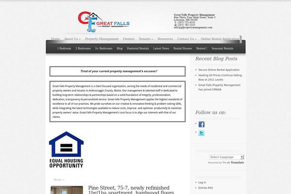 ElegantEstate theme site design template sample