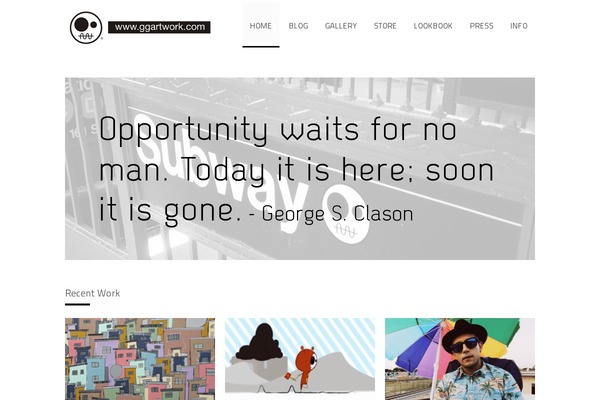 Gg theme site design template sample