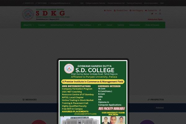 ggdsdkherigurna.ac.in site used Webkrafts