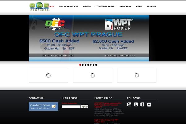 Sansation theme site design template sample
