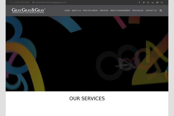 Zephyr theme site design template sample