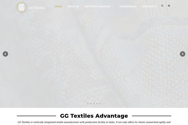 Infinite theme site design template sample