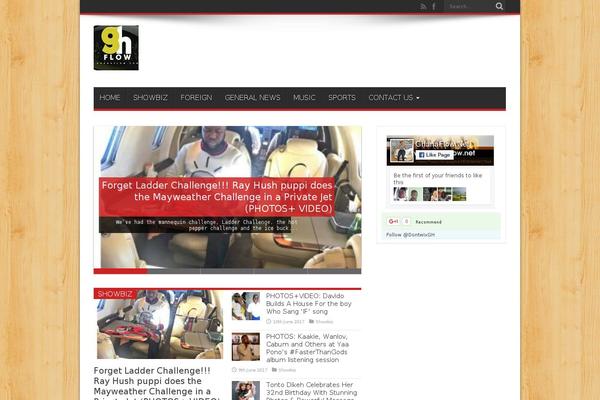 Site using Social Widget plugin