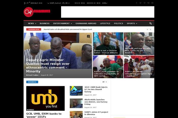 NewsMag theme site design template sample