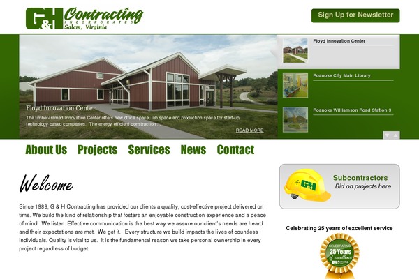 ghcontracting.com site used Gh