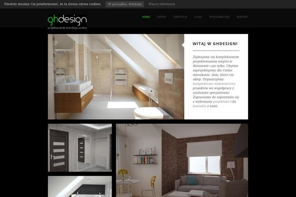 MF theme site design template sample