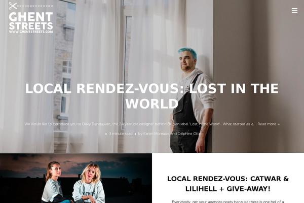 Ink theme site design template sample