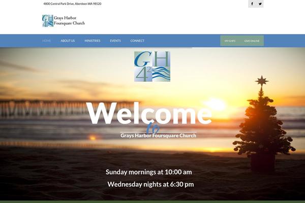 Dunamis theme site design template sample