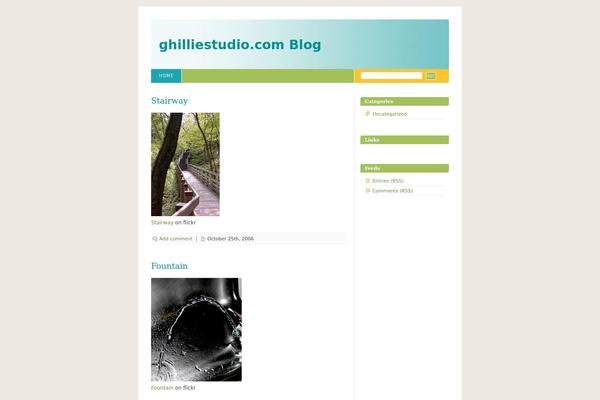 Blix theme site design template sample