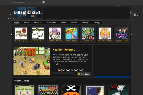 BrayGames theme site design template sample