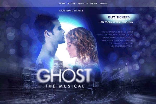 ghostontour.com site used Ghost Theme