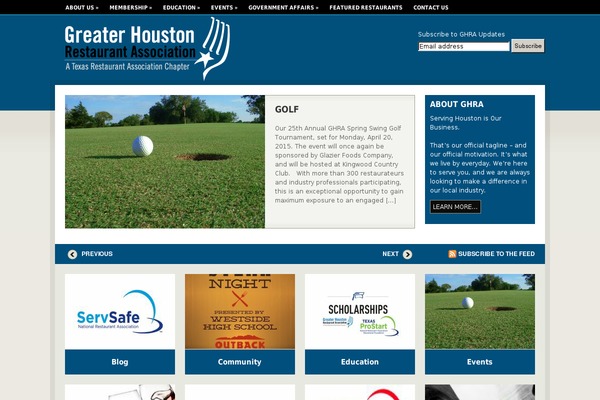 Aperture theme site design template sample