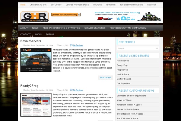 Carins theme site design template sample