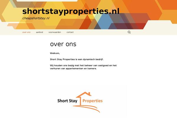 Twenty Thirteen theme site design template sample