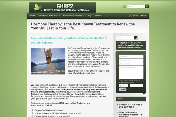 Wellness theme site design template sample