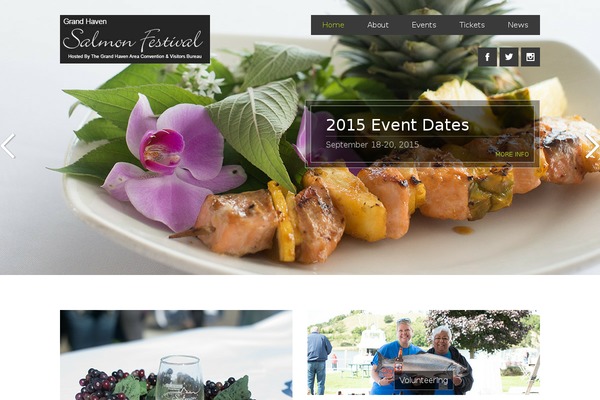Forked theme site design template sample