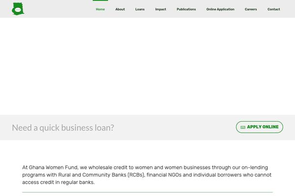ghwomenfund.com site used Gesa-blank