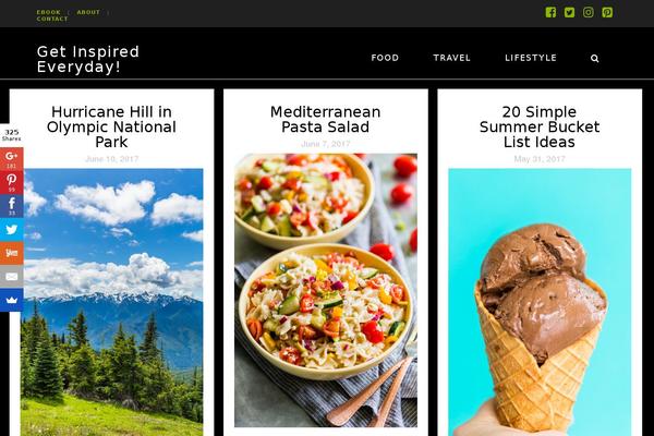 Generatepress_child theme site design template sample