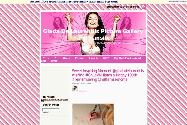 giadadelaurentiis.us site used Cleanalicious-pink