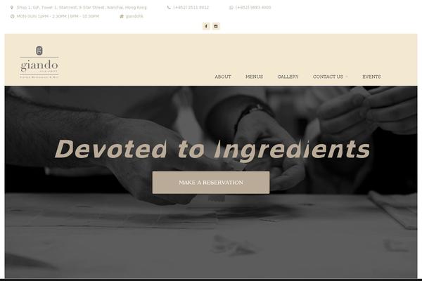 Site using Mp-restaurant-menu plugin