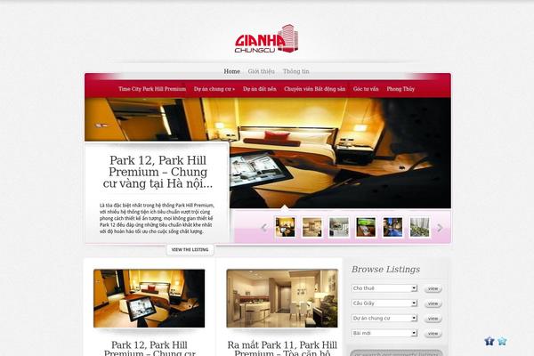 ElegantEstate theme site design template sample