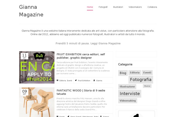giannamagazine.com site used Silicon-wordpress-responsive-theme