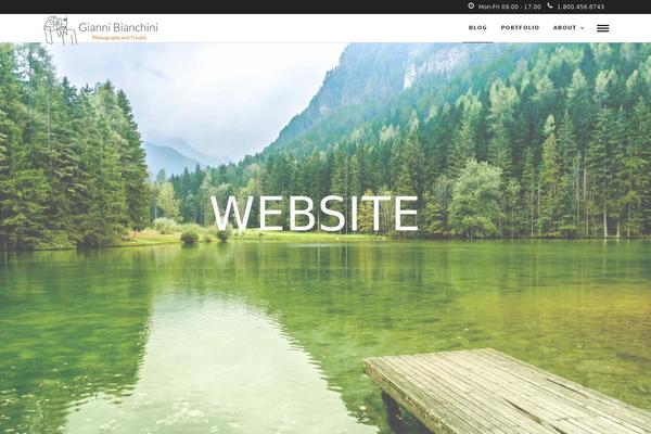 Photography-child theme site design template sample